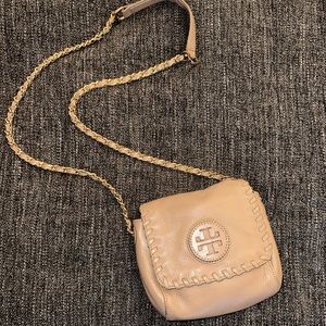 Tory Burch tan/beige crossbody